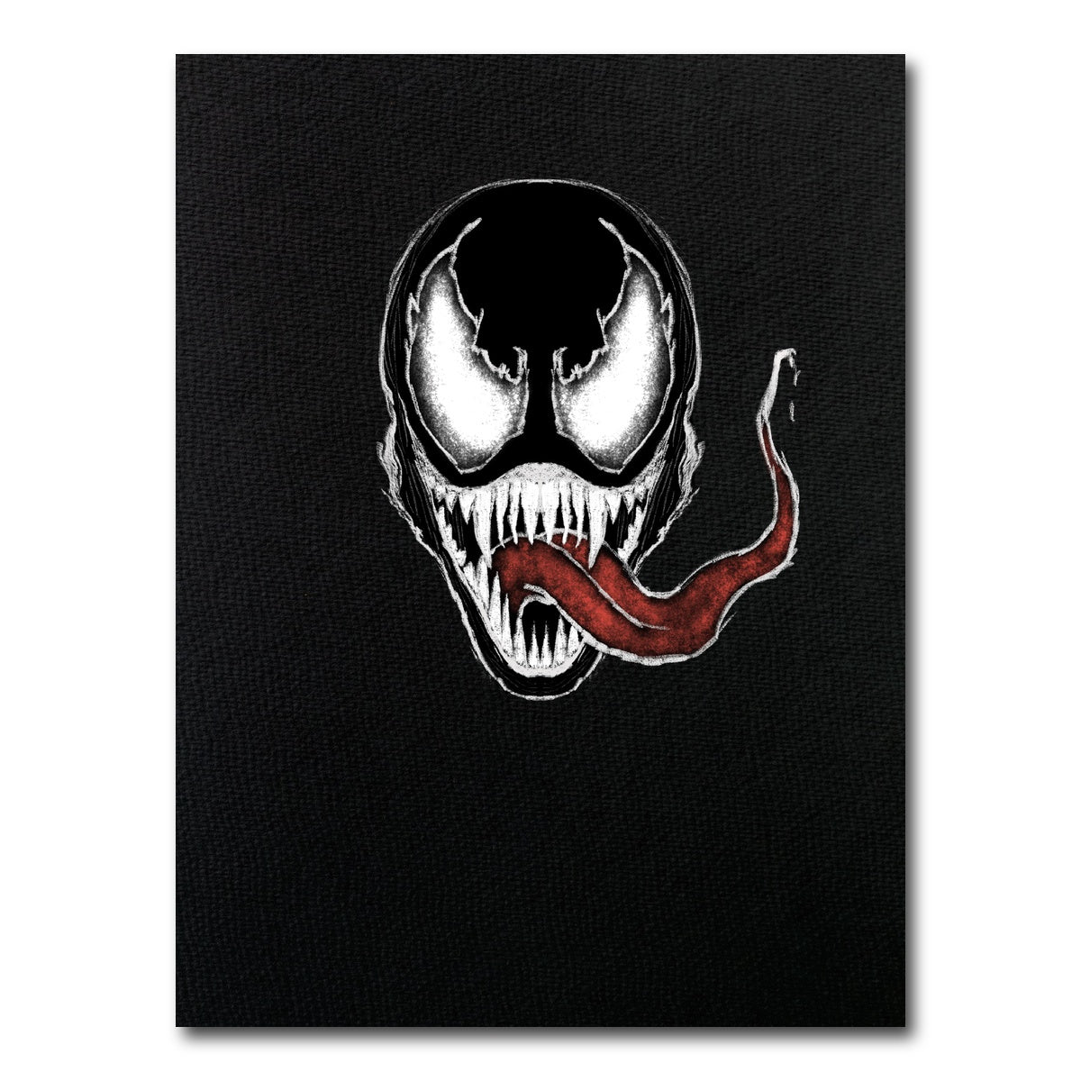 AUTO-MOCKUP WHITE | Venom Portrait | 1 Piece | Gallery Wrap Canvas | group=3x4