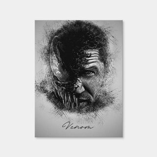 AUTO-MOCKUP WHITE | Venom Sketch | 1 Piece | Gallery Wrap | group=3x4