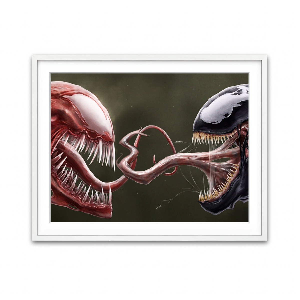 Framed Print 4x3 White