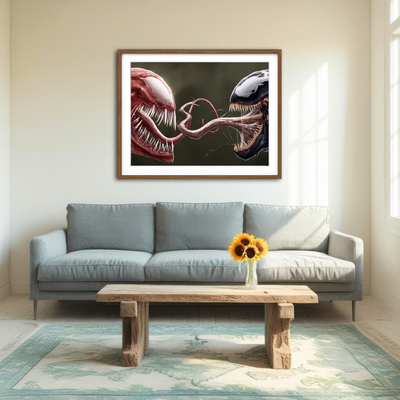 AUTO-MOCKUP ROOM | Venom vs. Carnage Wall Art