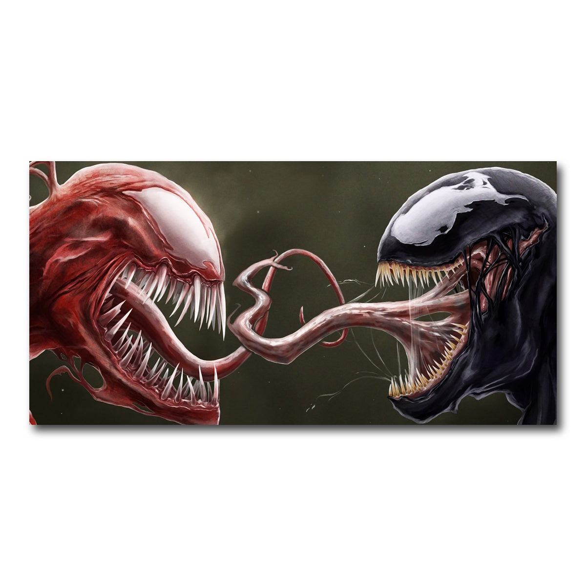 AUTO-MOCKUP WHITE | Venom Vs. Carnage | 1 Piece | Gallery Wrap Canvas | group=2x1