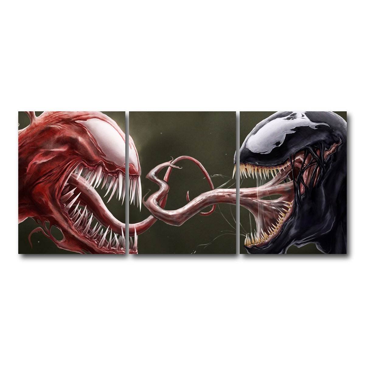 AUTO-MOCKUP WHITE | Venom Vs. Carnage | 3 Piece | Gallery Wrap Canvas | group=18x24