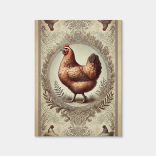 AUTO-MOCKUP WHITE | Victorian Style Chicken | 1 Piece | Gallery Wrap | group=3x4