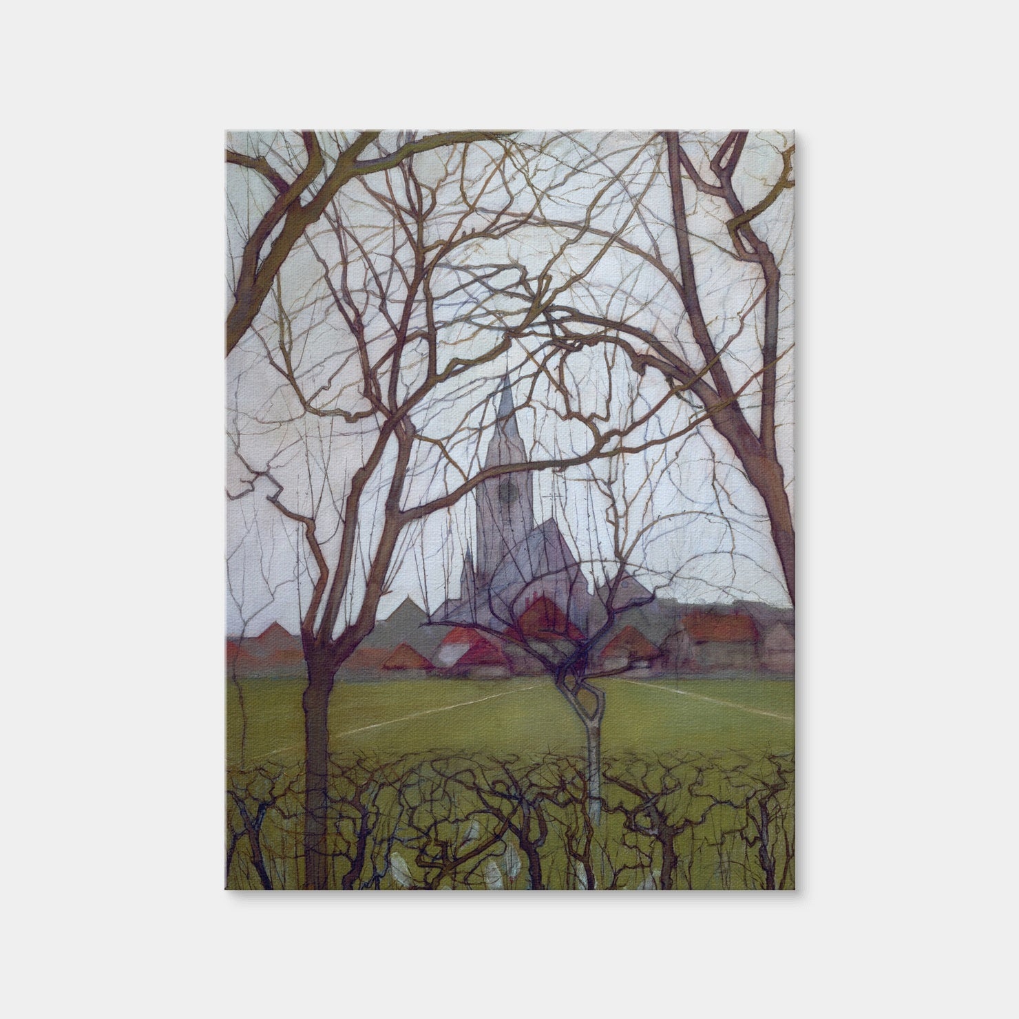 AUTO-MOCKUP WHITE | Village Church | 1 Piece | Gallery Wrap Canvas | group=3x4