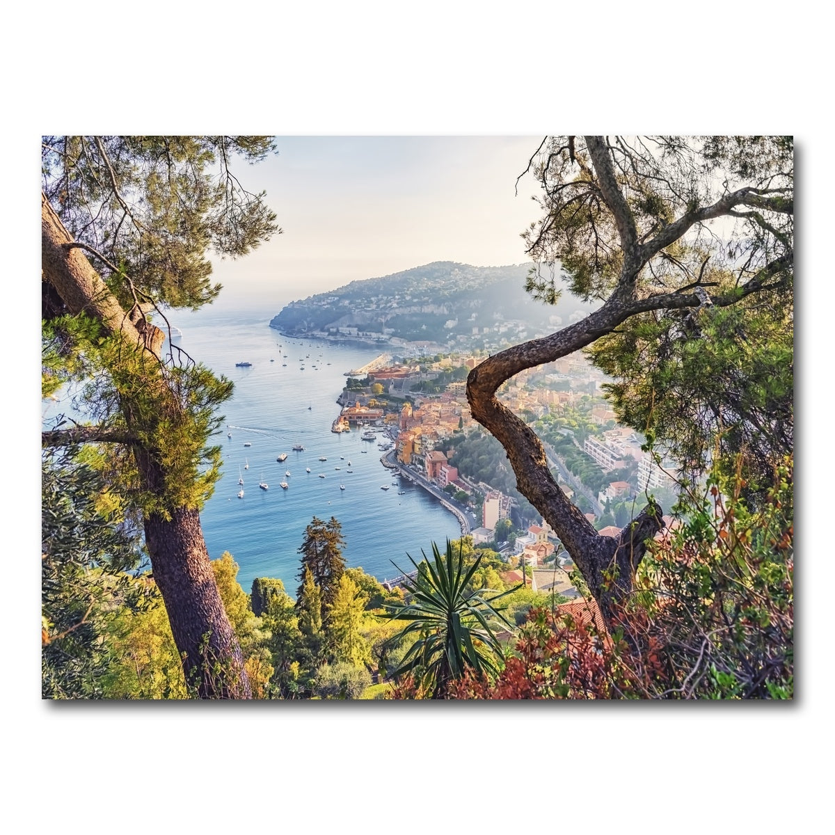 AUTO-MOCKUP WHITE | Villefranche Coastline | 1 Piece | Gallery Wrap Canvas | group=4x3
