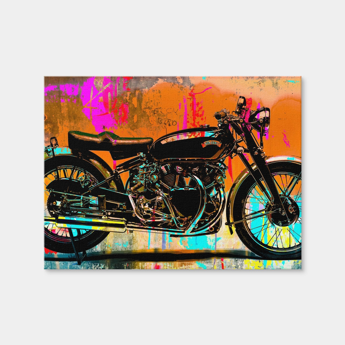 AUTO-MOCKUP WHITE | Vincent Black Shadow | 1 Piece | Gallery Wrap | group=4x3
