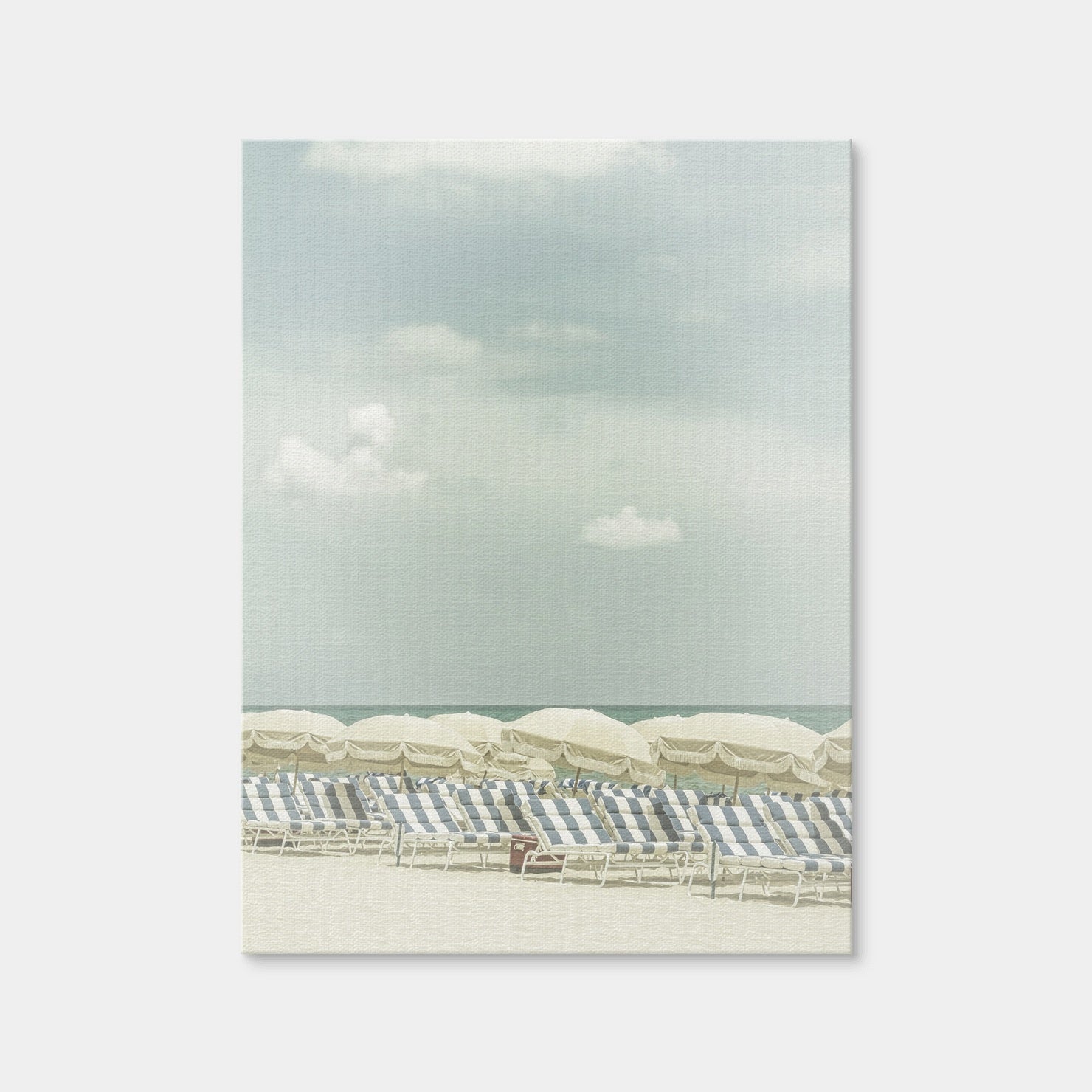 AUTO-MOCKUP WHITE | Vintage Beach Scene | 1 Piece | Gallery Wrap | group=3x4