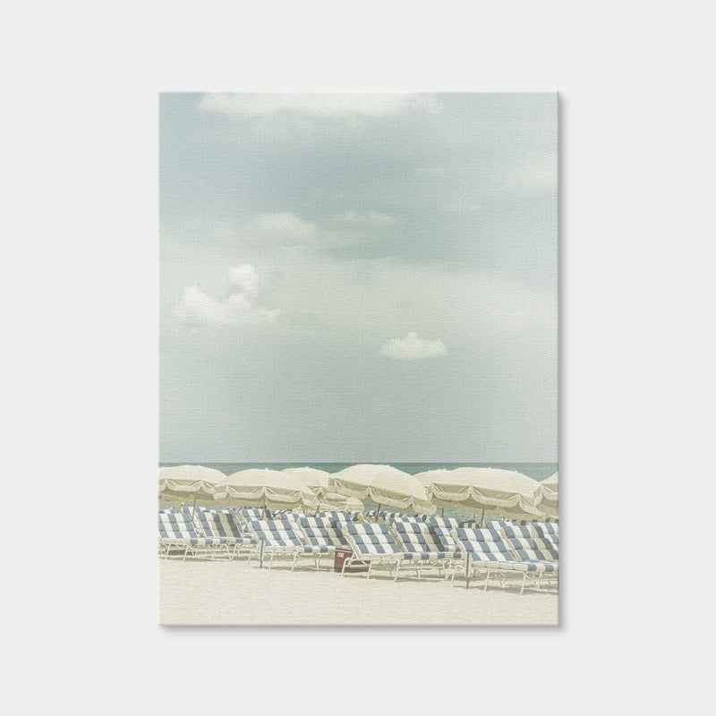 AUTO-MOCKUP WHITE | Vintage Beach Scene | 1 Piece | Gallery Wrap | group=3x4
