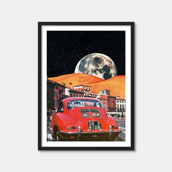 Vintage Car Wall Art — Framed Print Format preview