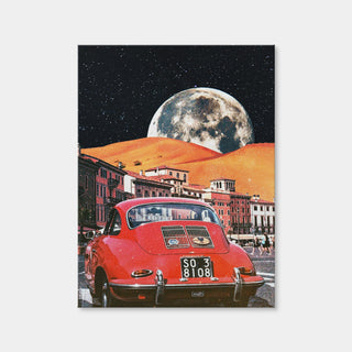 AUTO-MOCKUP WHITE | Vintage Car | 1 Piece | Gallery Wrap | group=3x4
