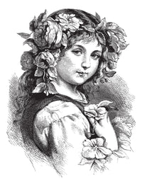 Vintage Girl Wall Art