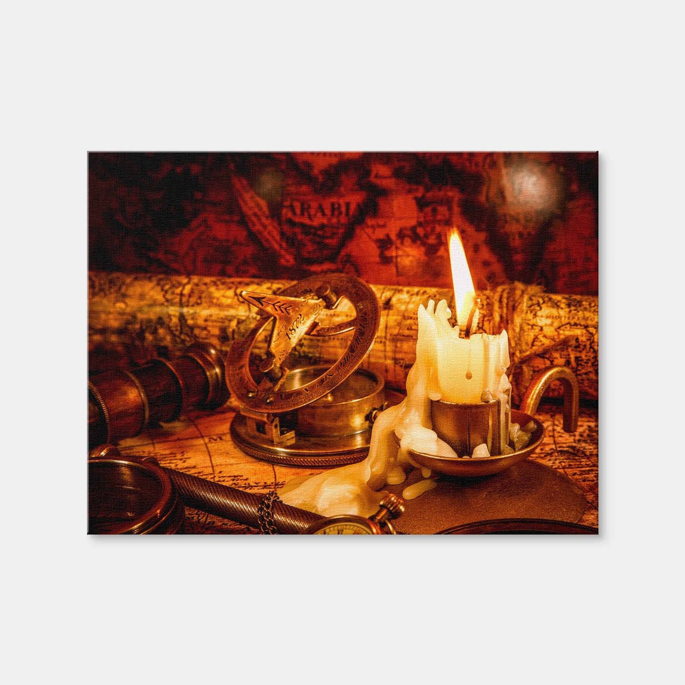 AUTO-MOCKUP WHITE | Vintage Nautical Items | 1 Piece | Gallery Wrap | group=4x3