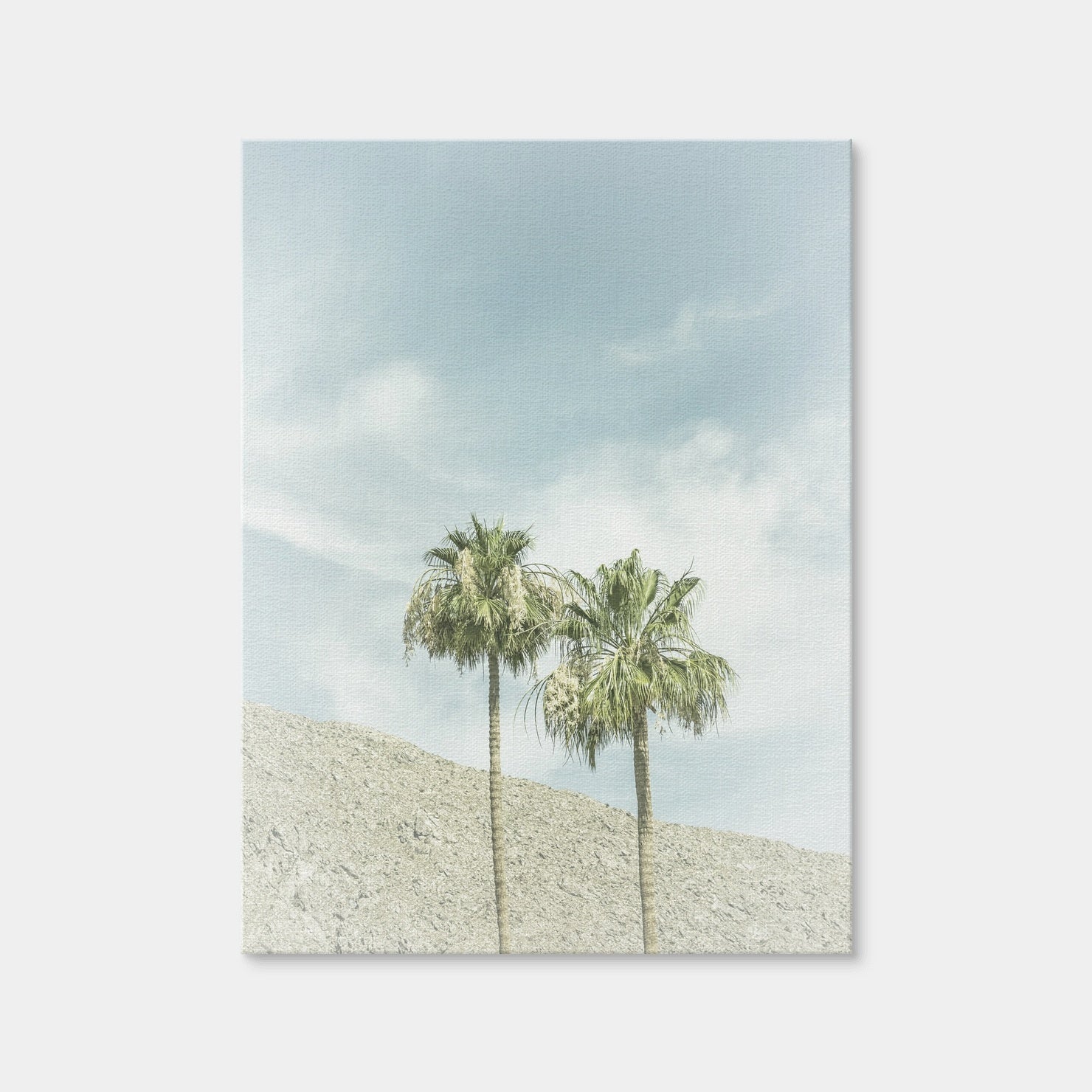 AUTO-MOCKUP WHITE | Vintage Palm Trees in the Desert | 1 Piece | Gallery Wrap | group=3x4