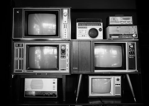 Vintage Televisions Wall Art
