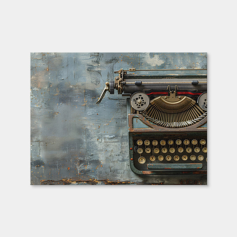 AUTO-MOCKUP WHITE | Vintage Typewriter | 1 Piece | Gallery Wrap | group=4x3