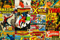 Vintage comic Covers Wall Art
