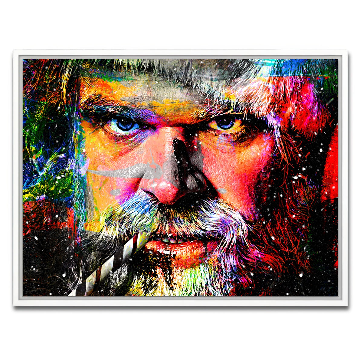 AUTO-MOCKUP WHITE | Violent Night | 1 Piece | White Framed Canvas | group=4x3