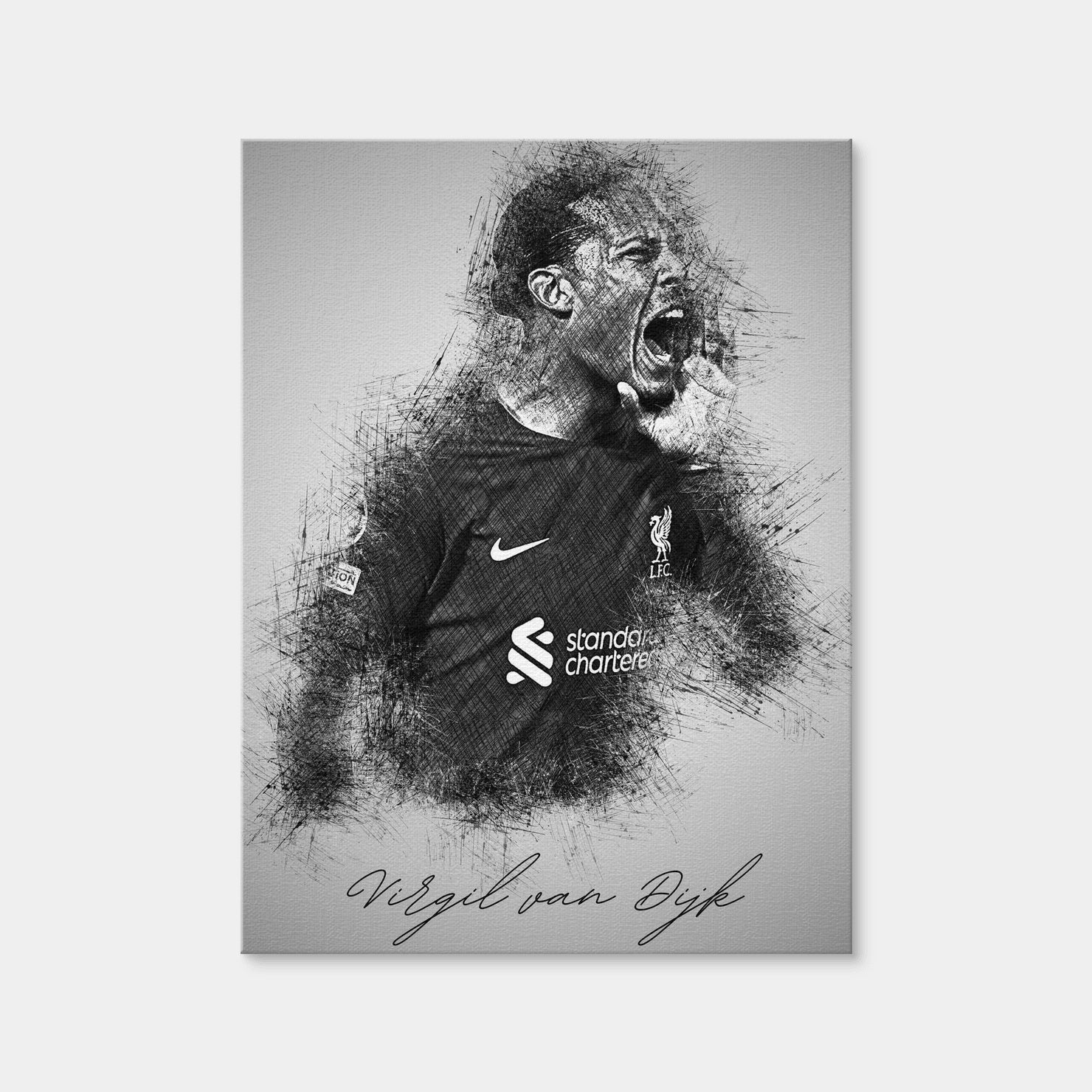 AUTO-MOCKUP WHITE | Virgil van Dijk | 1 Piece | Gallery Wrap | group=3x4