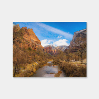 AUTO-MOCKUP WHITE | Virgin River To Angels Landing | 1 Piece | Gallery Wrap Canvas | group=4x3