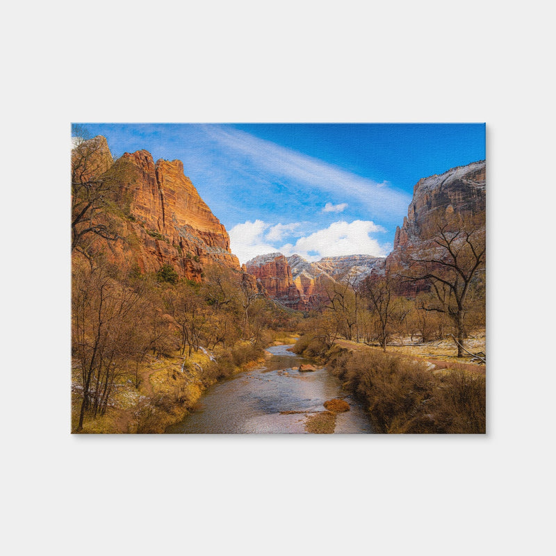 AUTO-MOCKUP WHITE | Virgin River To Angels Landing | 1 Piece | Gallery Wrap Canvas | group=4x3