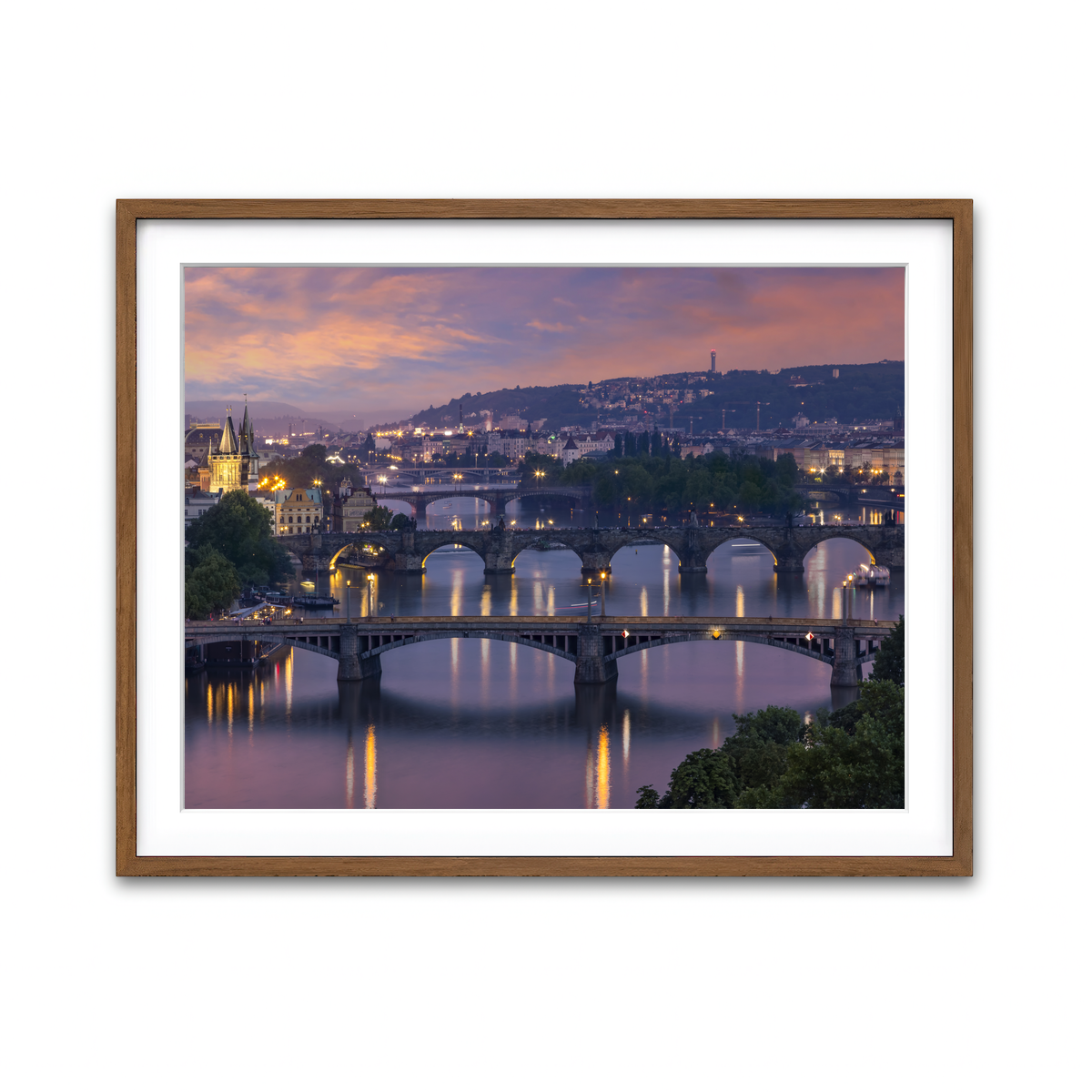 Framed Print 4x3 Walnut