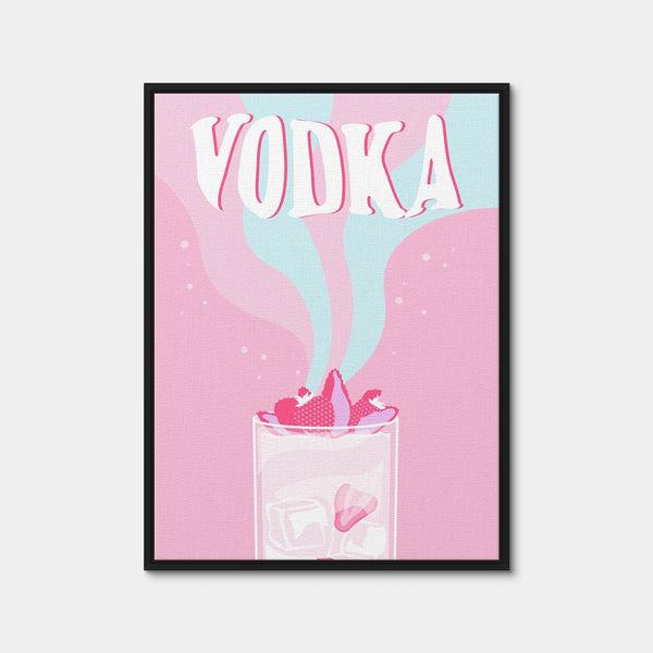 Vodka on Ice Wall Art — Framed Canvas Format preview