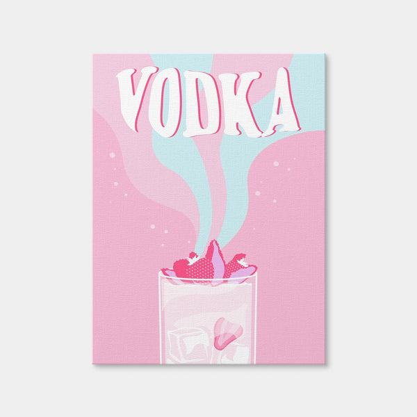 Vodka on Ice Wall Art — Canvas Wrap Format preview