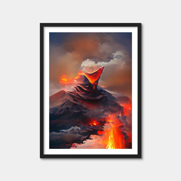Volcanic Wall Art — Framed Print Format preview