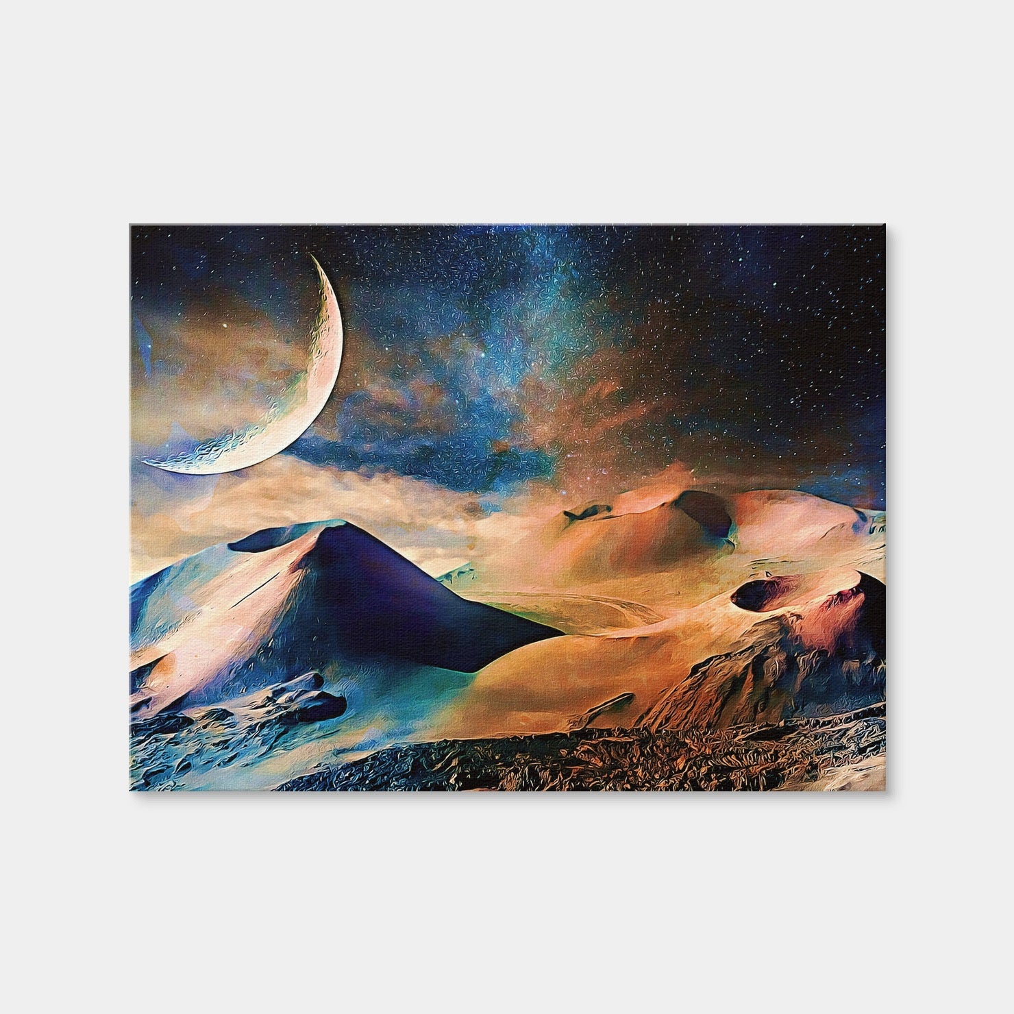 AUTO-MOCKUP WHITE | Volcano Planet | 1 Piece | Gallery Wrap | group=4x3