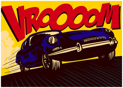 Vroom Wall Art