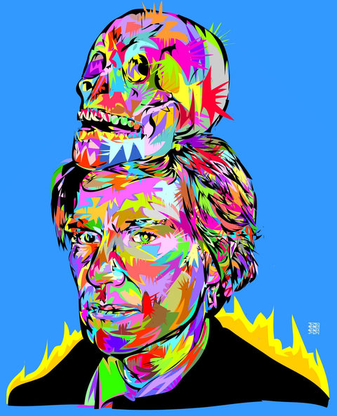 WARHOL SKULL Wall Art