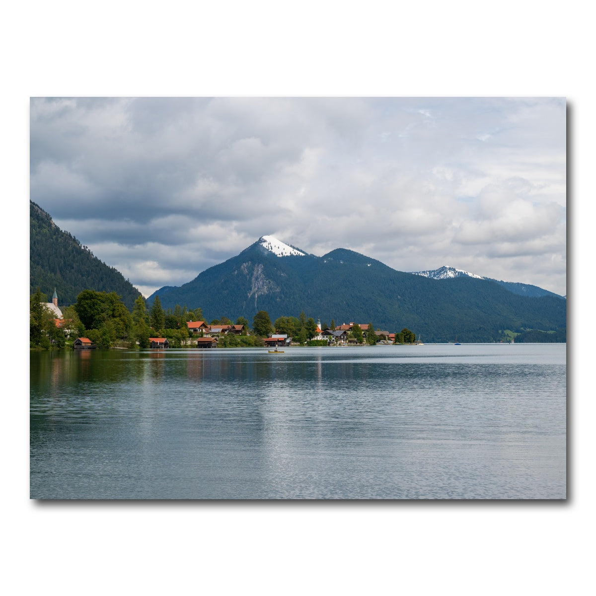 AUTO-MOCKUP WHITE | Walchensee Germany Lake | 1 Piece | Gallery Wrap Canvas | group=4x3