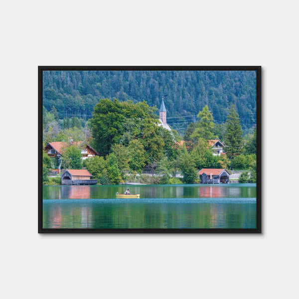 Walchensee Germany Wall Art — Framed Canvas Format preview