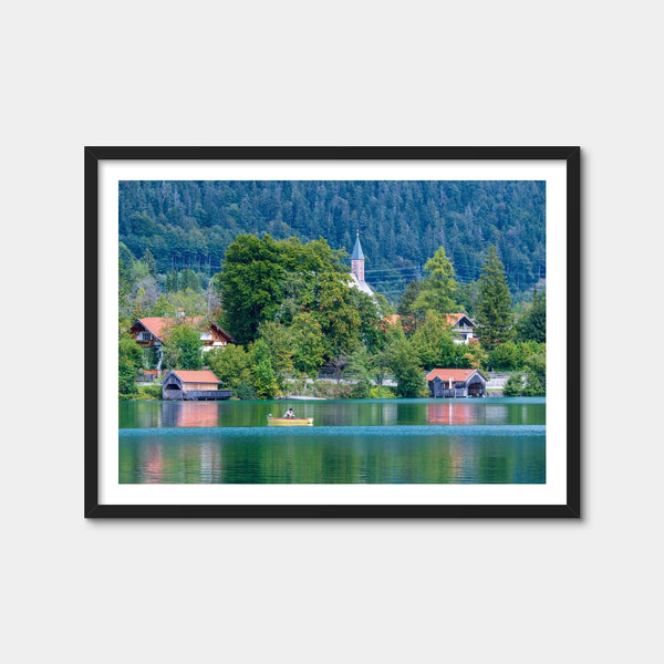 Walchensee Germany Wall Art — Framed Print Format preview
