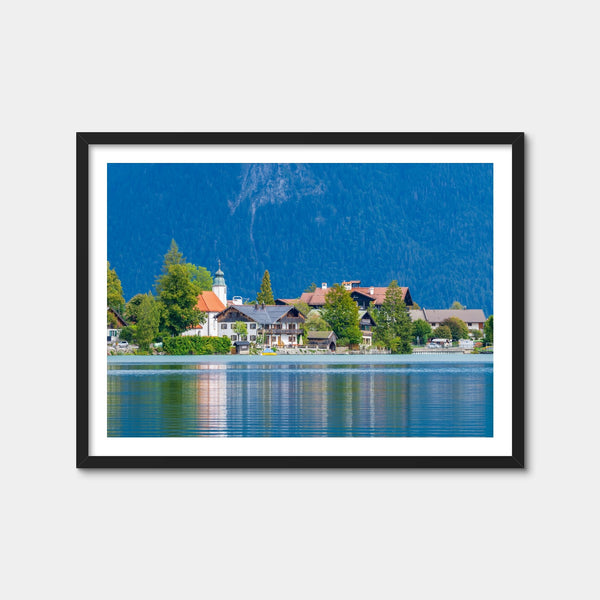 Walchensee Lake Wall Art — Framed Print Format preview