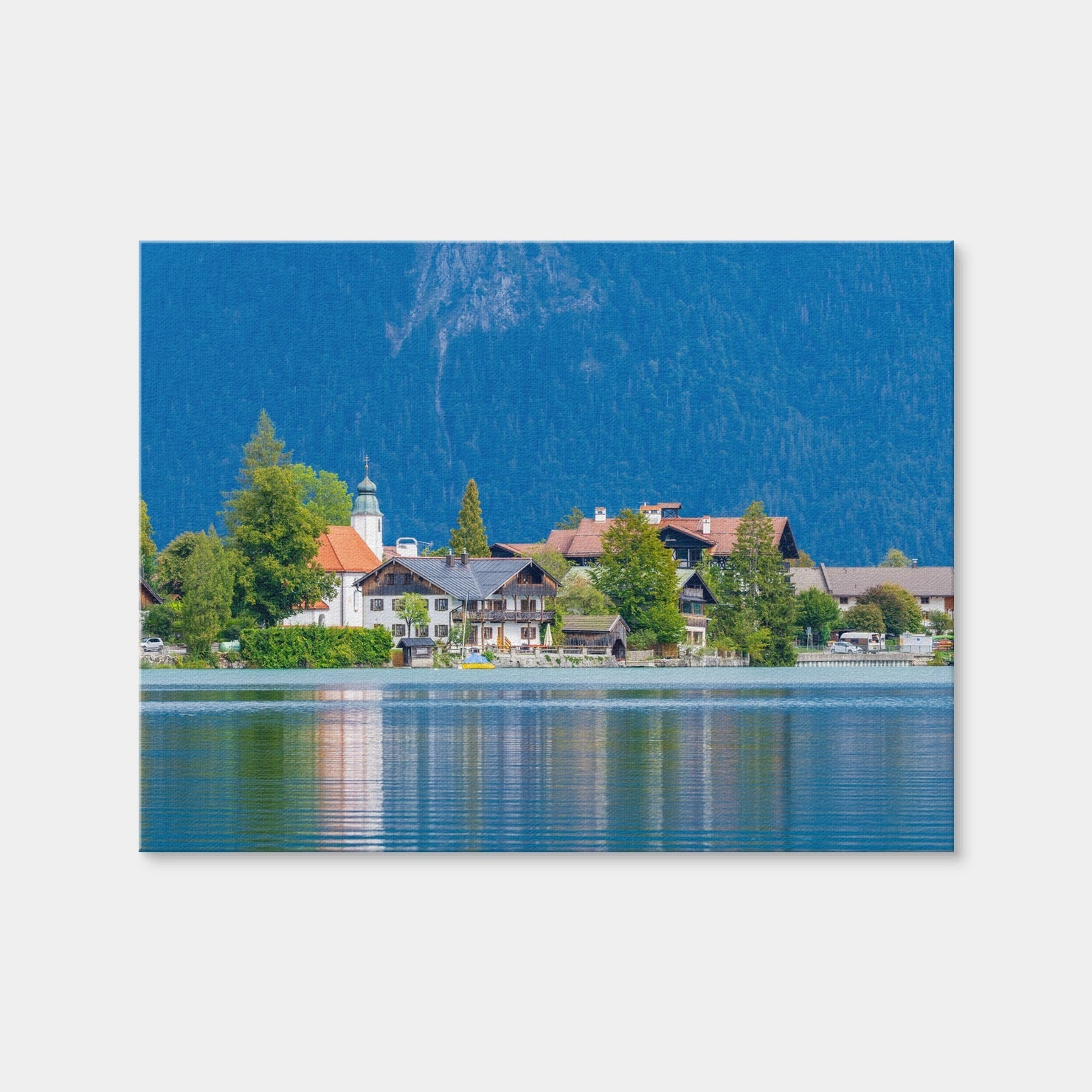 AUTO-MOCKUP WHITE | Walchensee Lake | 1 Piece | Gallery Wrap | group=4x3