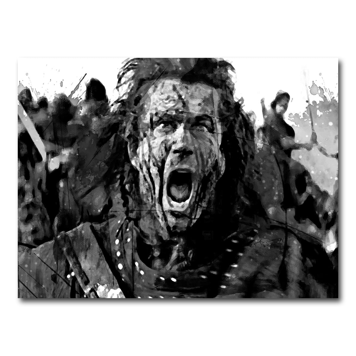 AUTO-MOCKUP WHITE | Wallace Grayscale | 1 Piece | Gallery Wrap Canvas | group=4x3