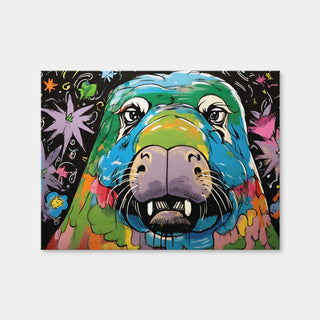 AUTO-MOCKUP WHITE | Walrus Graffiti | 1 Piece | Gallery Wrap | group=4x3