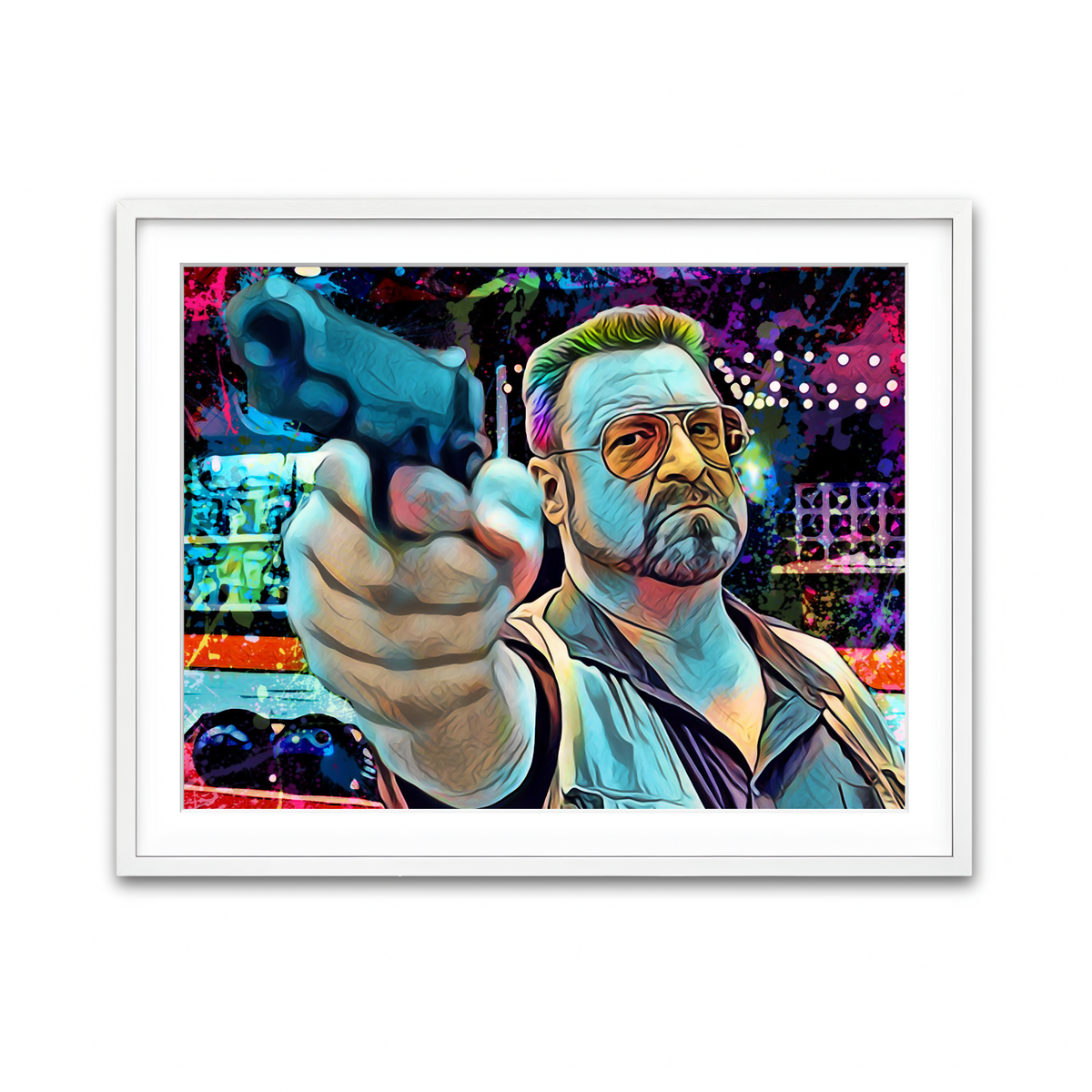 Framed Print 4x3 White