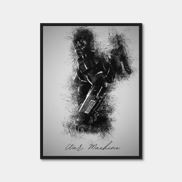 War Machine Wall Art — Framed Canvas Format preview