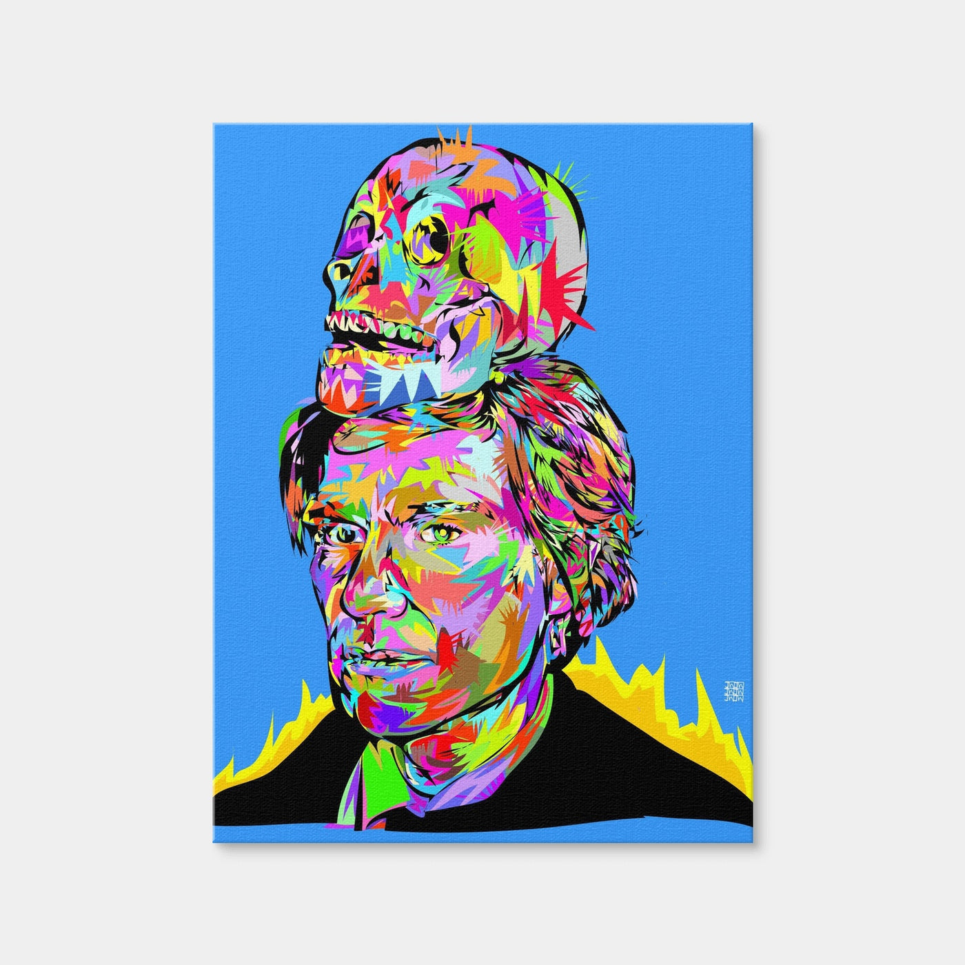 AUTO-MOCKUP WHITE | Warhol Skull | 1 Piece | Gallery Wrap | group=3x4