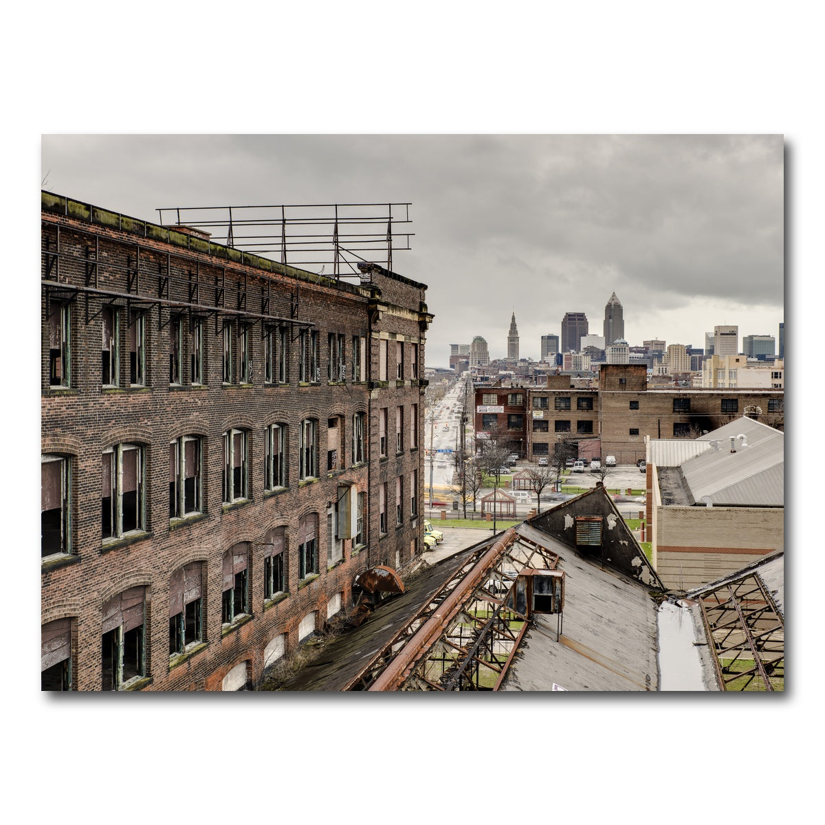 Warner & Swasey Overlooking Cleveland Wall Art