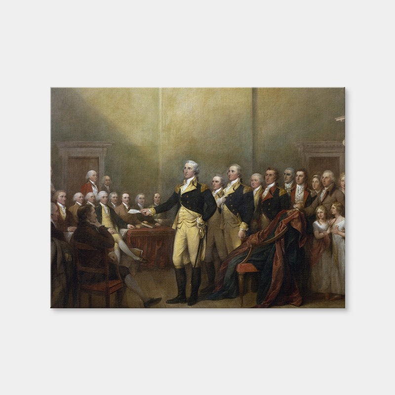 AUTO-MOCKUP WHITE | Washington Resignation | 1 Piece | Gallery Wrap | group=4x3