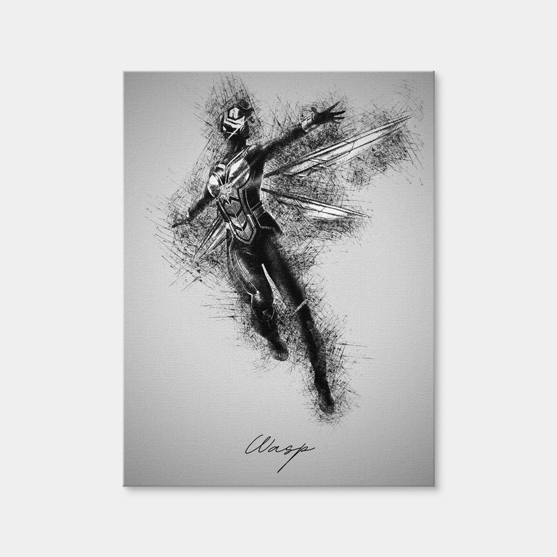 AUTO-MOCKUP WHITE | Wasp | 1 Piece | Gallery Wrap | group=3x4