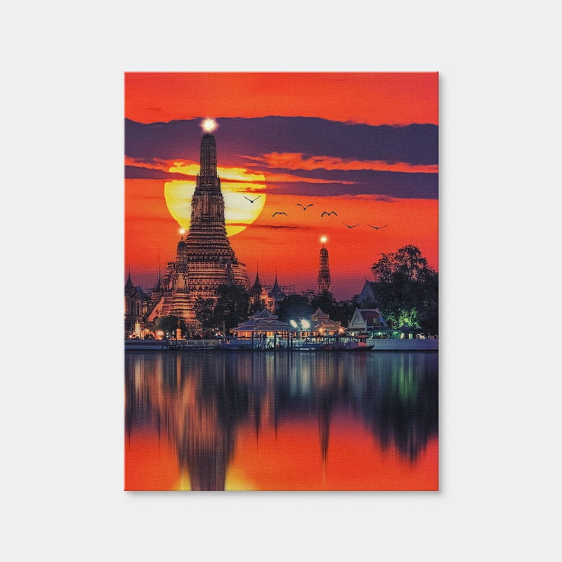 AUTO-MOCKUP WHITE | Wat Arun Ratchawararam | 1 Piece | Gallery Wrap | group=3x4
