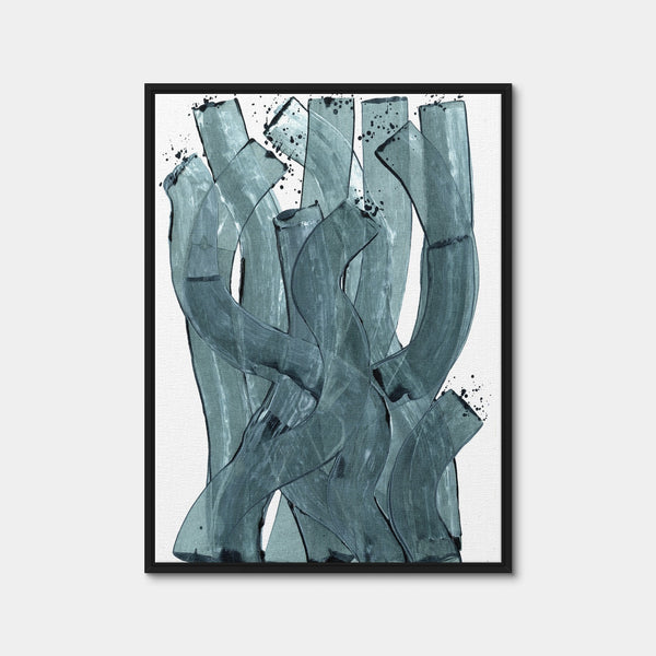 Water Paint Wall Art — Framed Canvas Format preview