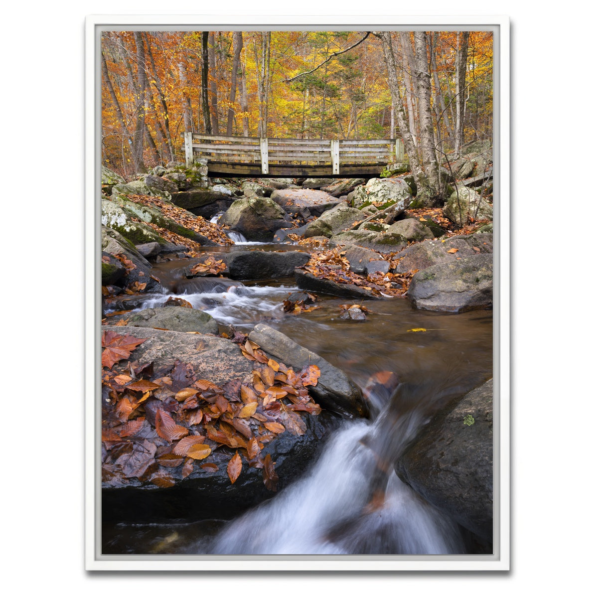 AUTO-MOCKUP WHITE | Water Under the Bridge | 1 Piece | White Framed Canvas | group=3x4