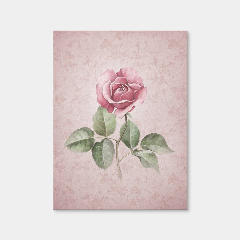 AUTO-MOCKUP WHITE | Watercolor Rose | 1 Piece | Gallery Wrap | group=3x4