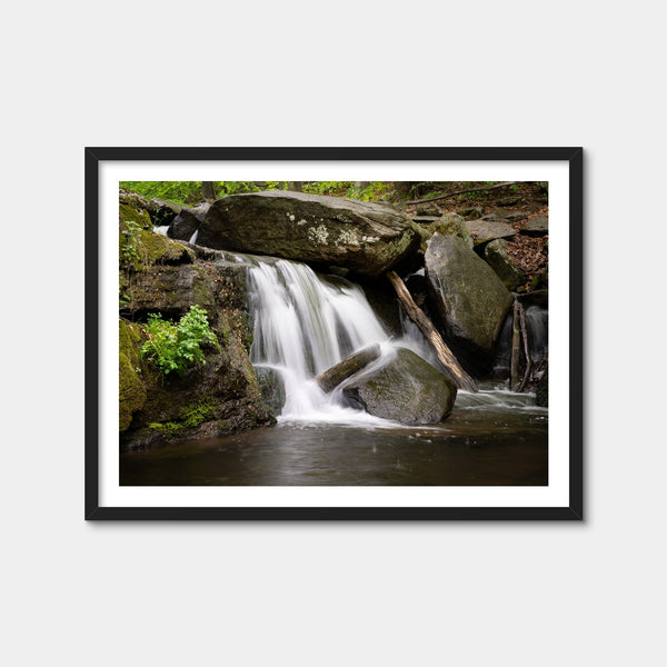 Waterfall Portrait Wall Art — Framed Print Format preview