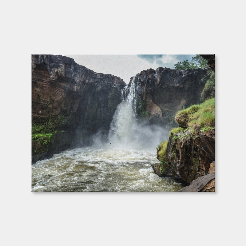AUTO-MOCKUP WHITE | Waterfall of Rio Farinha - Brazil | 1 Piece | Gallery Wrap | group=4x3